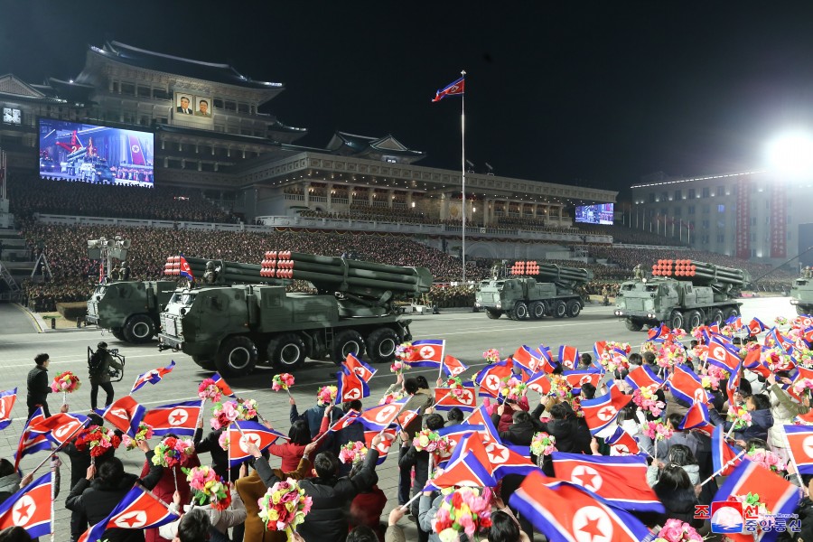 Military Parade Marks 75th KPA Birthday