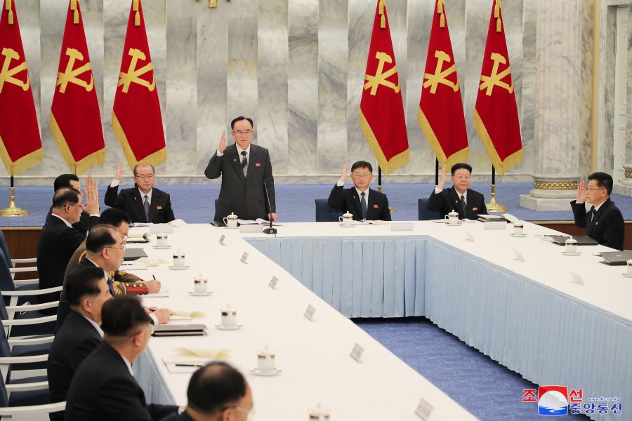 14th Politburo Meeting of 8th C.C., WPK Held