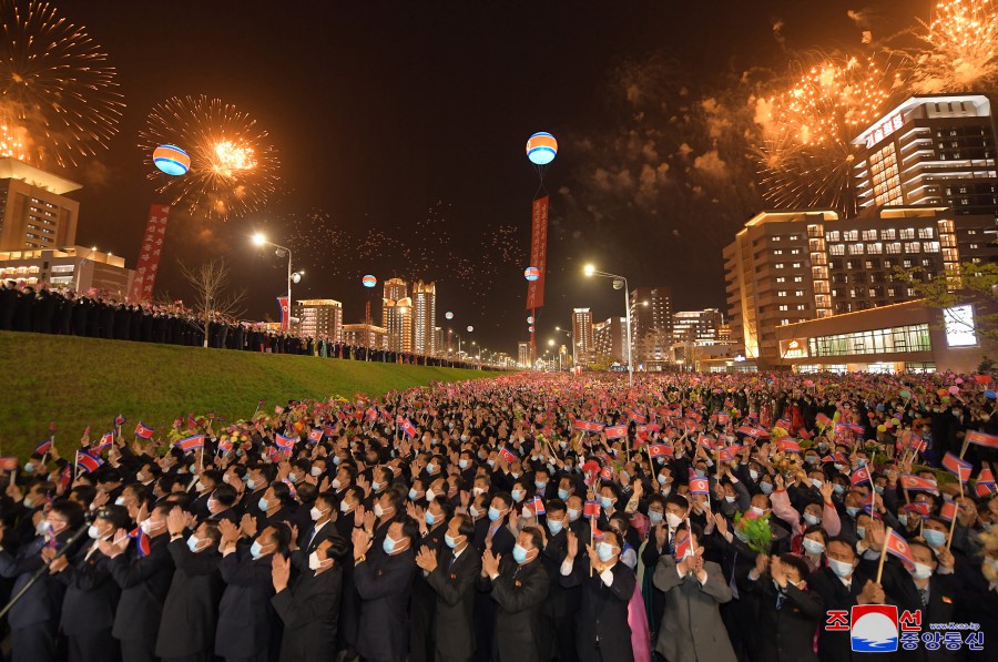 조선로동당의 원대한 리상이 응축된 인민의 새 거리