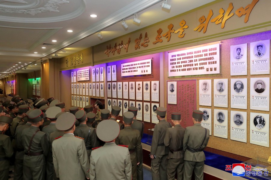 祖国解放战争胜利７０周年庆祝活动参加者参观万景台和平壤市各处