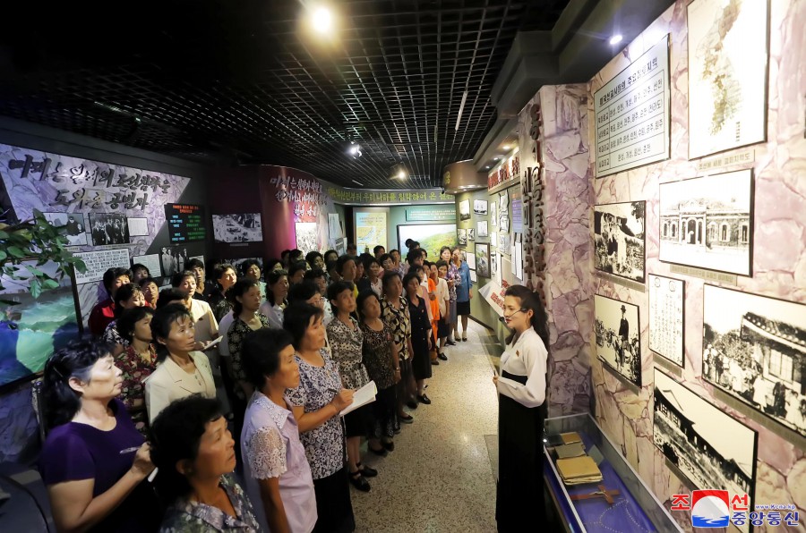祖国解放战争胜利７０周年庆祝活动参加者参观万景台和平壤市各处