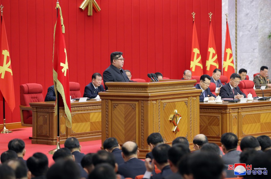 Respected Comrade Kim Jong Un Makes Important Conclusion at 19th Enlarged Meeting of Political Bureau of 8th C.C., WPK