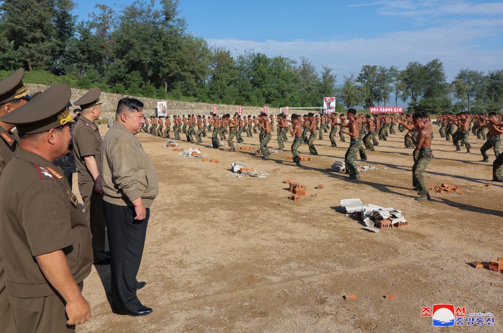 Respected Comrade Kim Jong Un Inspects Training Base of Special Operation Forces of KPA