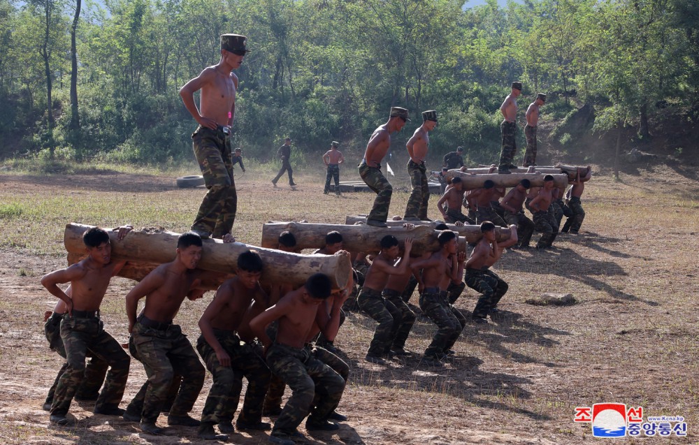 Respected Comrade Kim Jong Un Inspects Training Base of Special Operation Forces of KPA