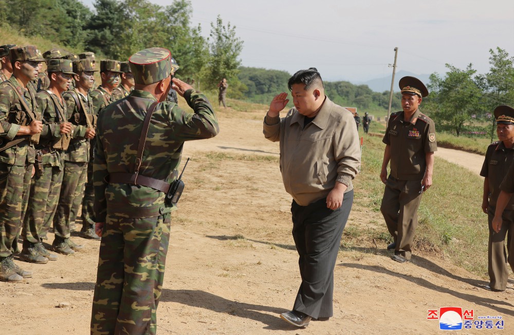 Respected Comrade Kim Jong Un Inspects Training Base of Special Operation Forces of KPA