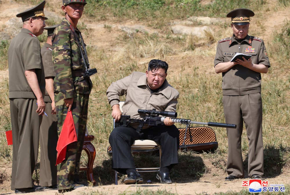 Respected Comrade Kim Jong Un Inspects Training Base of Special Operation Forces of KPA