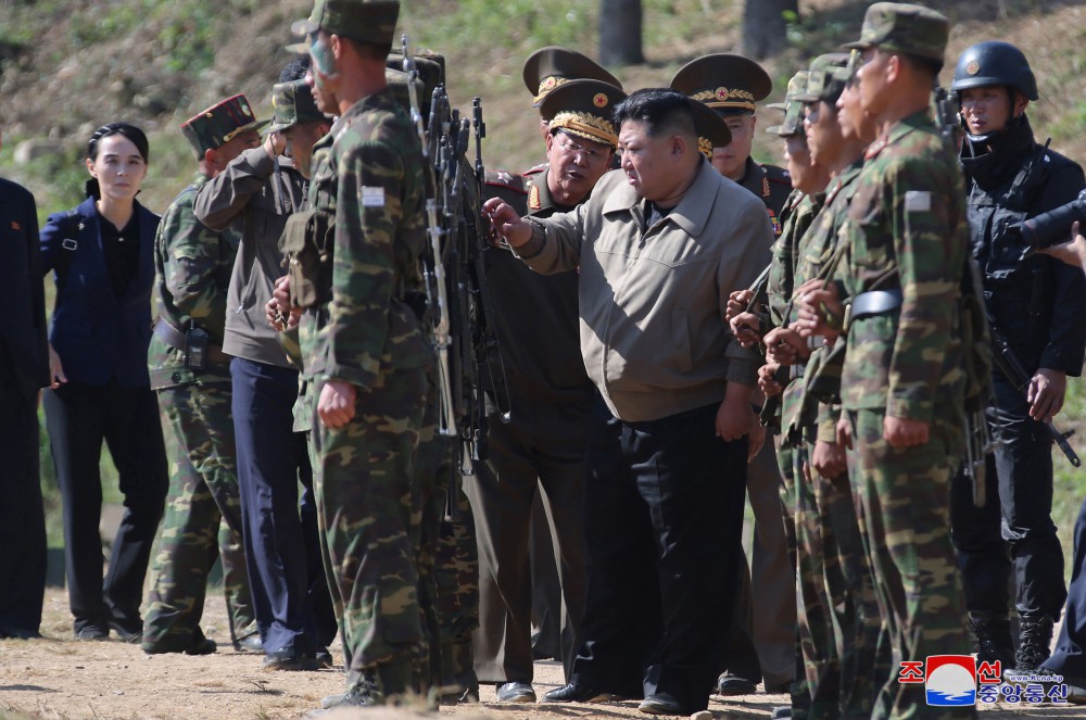 Respected Comrade Kim Jong Un Inspects Training Base of Special Operation Forces of KPA