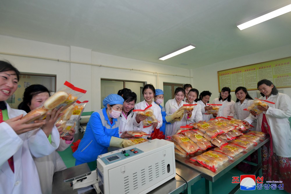 黄海南道银泉郡欢庆地方工业工厂竣工