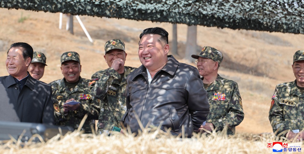 Respected Comrade Kim Jong Un Visits Training Base of KPA Special Operations Units and Guides General Training