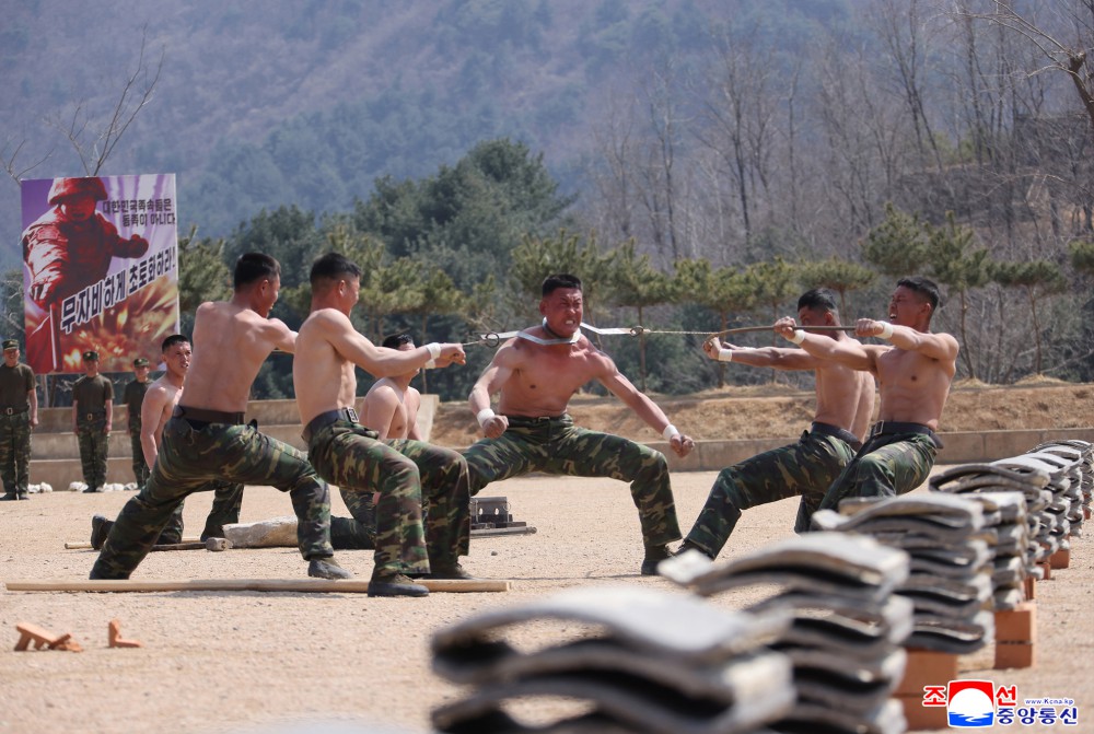 Respected Comrade Kim Jong Un Visits Training Base of KPA Special Operations Units and Guides General Training